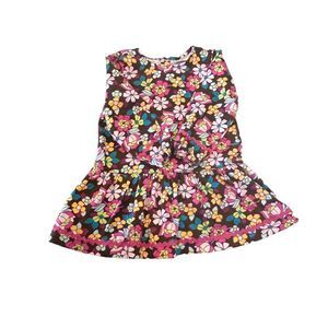 Hanna Andersson Retro Floral Dress, Size 100 (4)